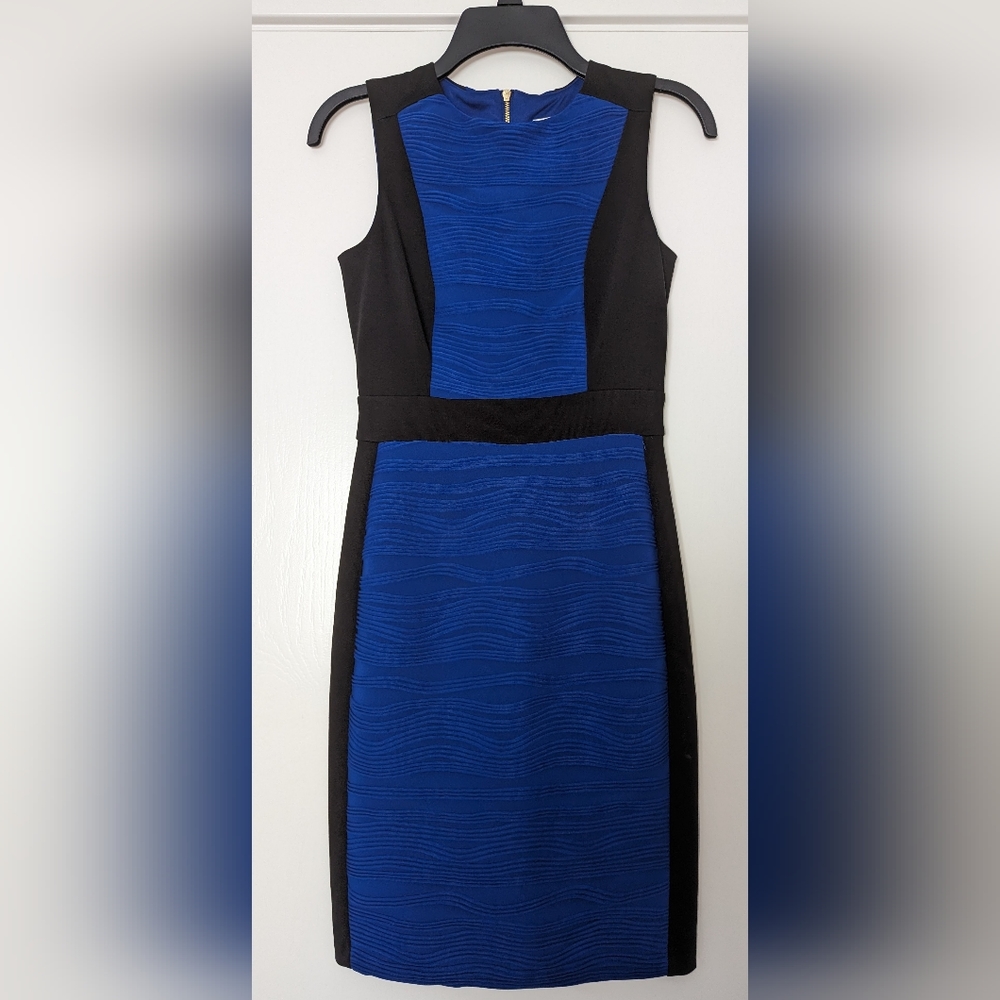 Dana Buchman Black and Blue dress size 2